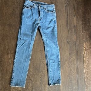 Vintage Levi’s Women's Straight Leg Jeans - Blue